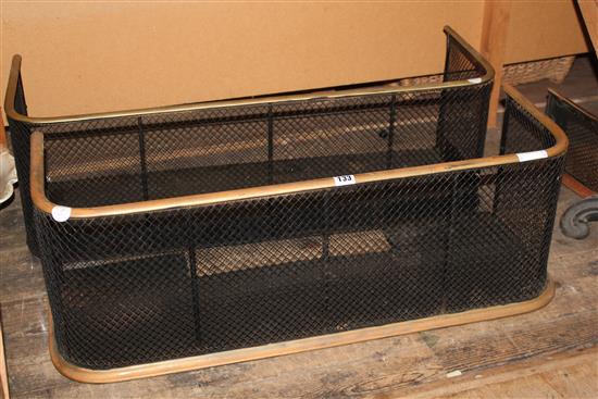 2 brass fenders